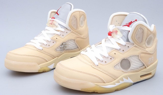 Air Jordan Retro 5 V Grade AAA Sail Beige